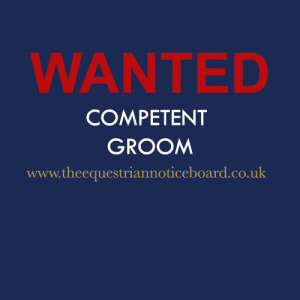 Wanted - Groom - Burford Oxfordshire 