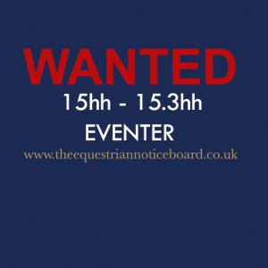 WANTED 15h to 15.3 approx 