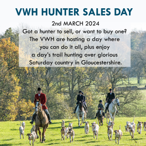 VWH HUNTER SALES DAY - Saturday 2nd March 2024